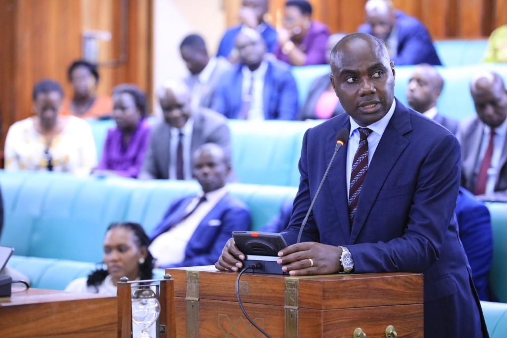 Finance minister Hon. Musasizi