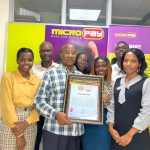 MicroPay Staff with Award